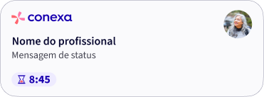 Tela de Rich Notification para consulta agendada no iOS