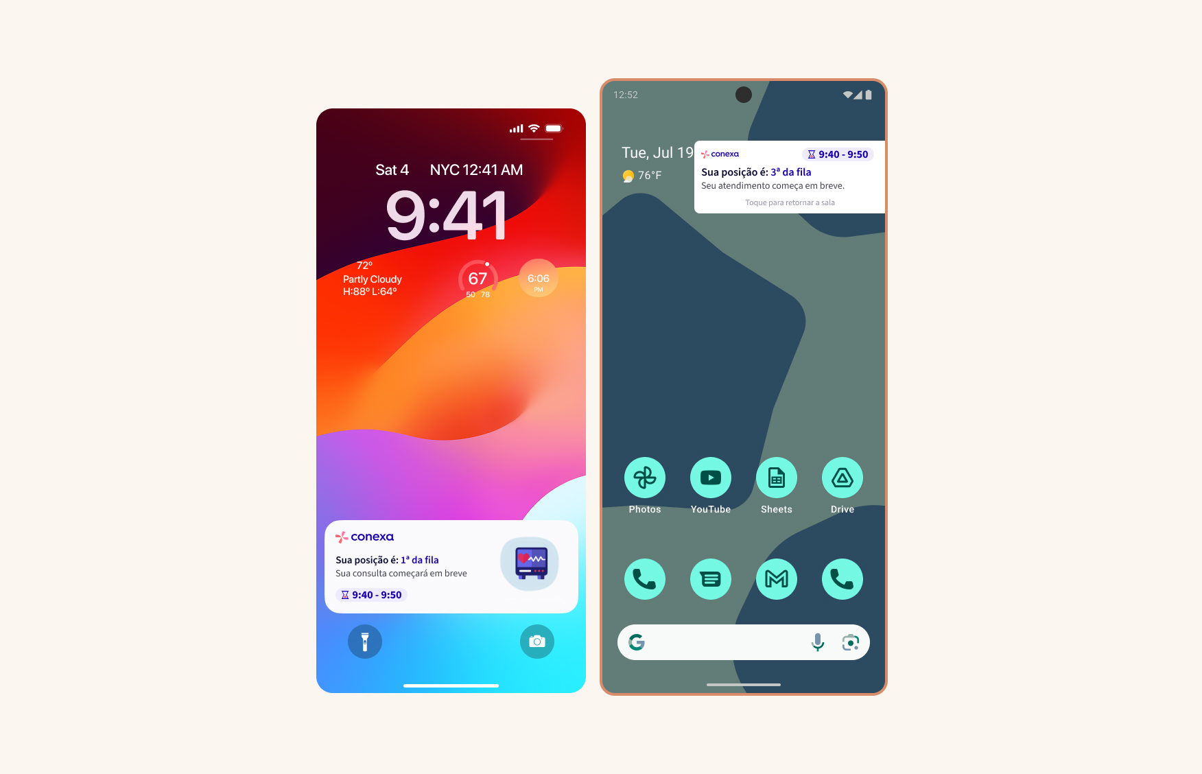 Capa do case Rich Notifications, notificações ricas para consultas de telemedicina na Conexa Saúde