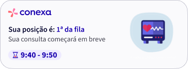 Tela de Rich Notification para consulta imediata no iOS