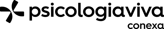 Logo da Psicologia Viva sobre fundo neutro preto